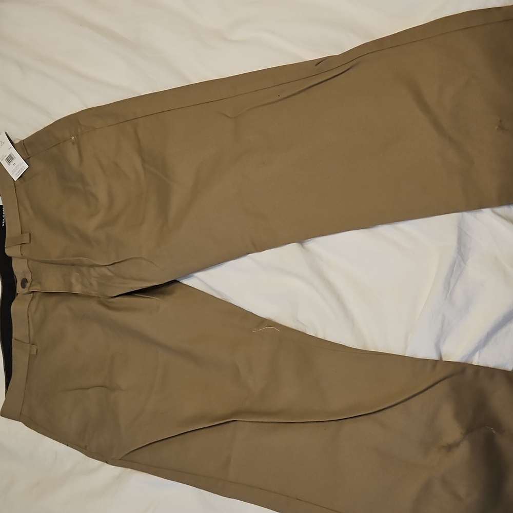 Volcom Khaki Vmonty Pant Size 33 Waist (Roomy 33!!) With 31 inseam
